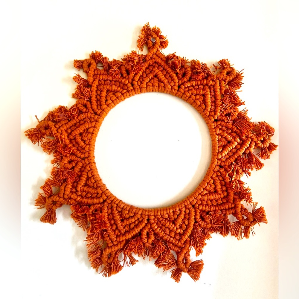 Macrame Decor - Burnt Orange